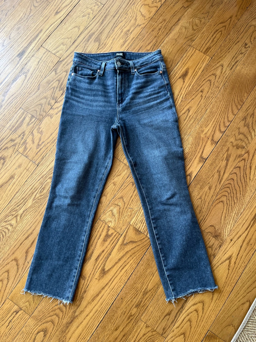 PAIGE Black Wash Slim Jeans 28